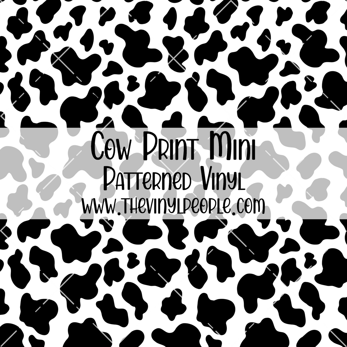12x12 Patterned Heat Transfer Vinyl - Cow Spots
