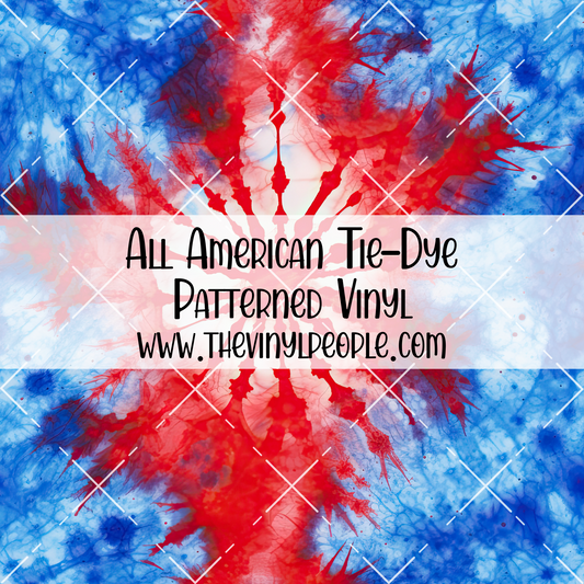 All American Tie-Dye Patterned Vinyl