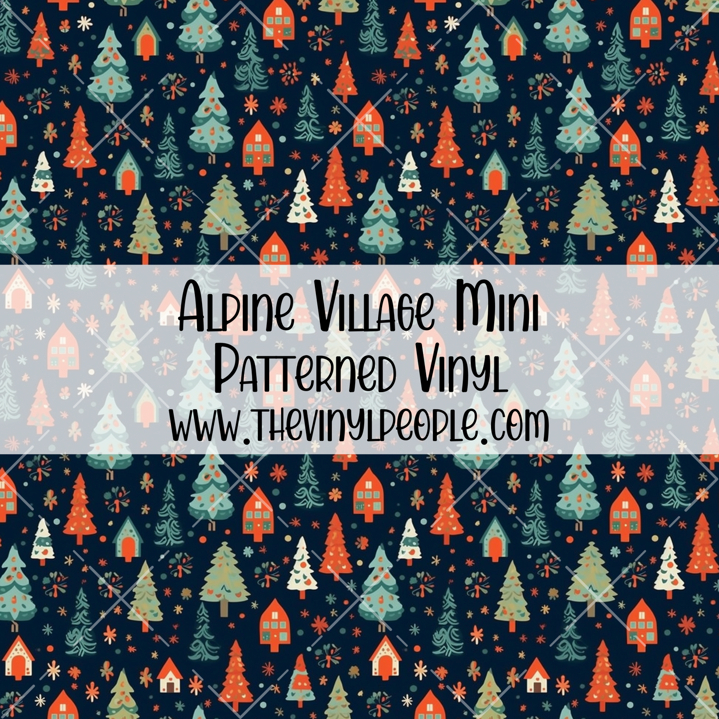 Alpine Village Patterned Vinyl