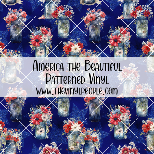 America the Beautiful Patterned Vinyl