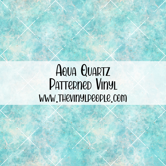 Aqua Quartz Patterned Vinyl