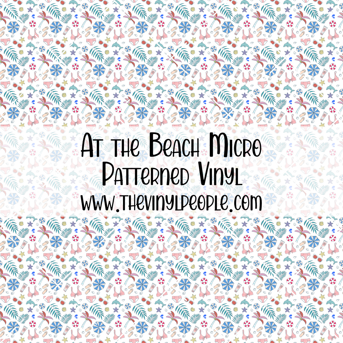 At the Beach Patterned Vinyl