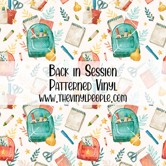 Back in Session Patterned Vinyl