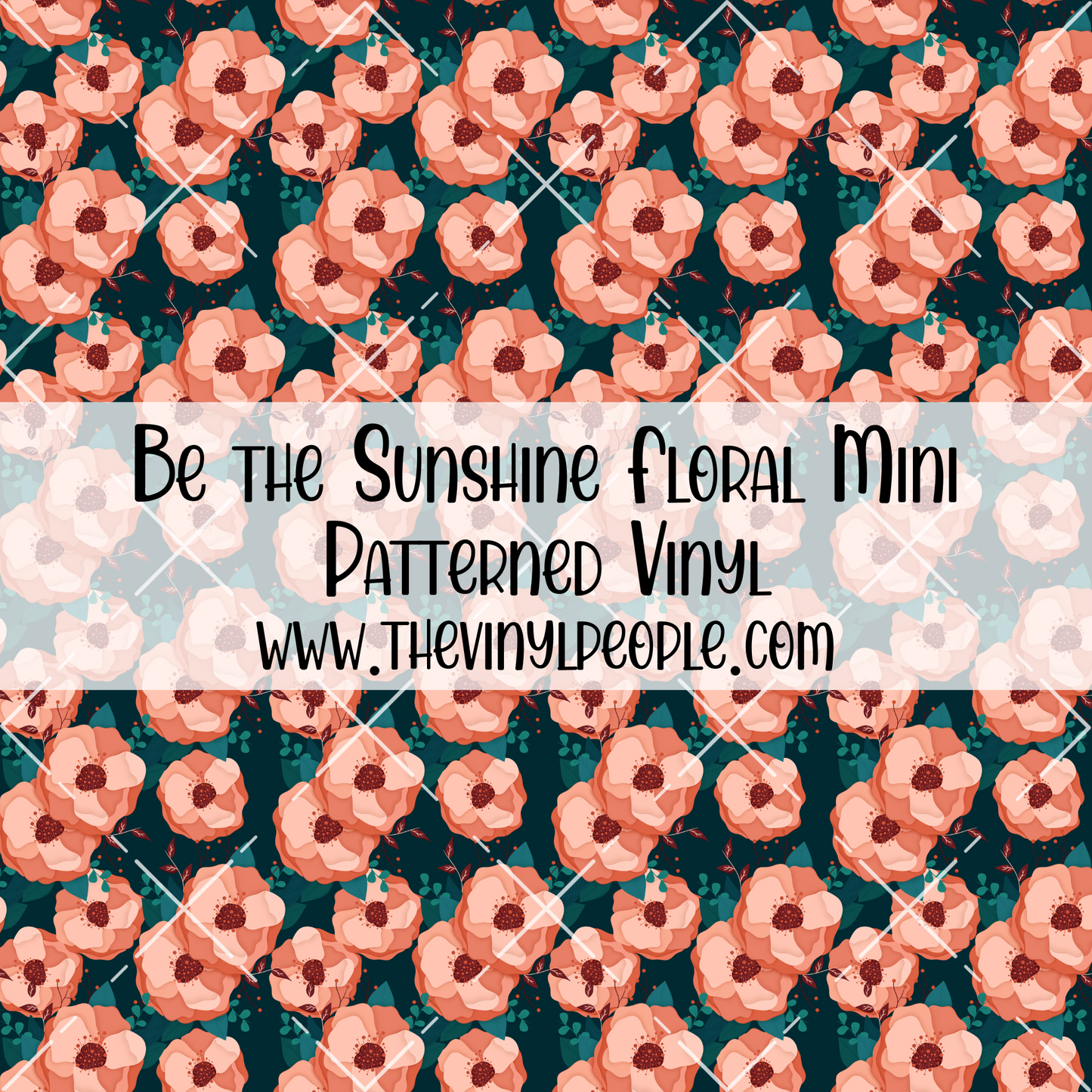 Be the Sunshine Floral Patterned Vinyl