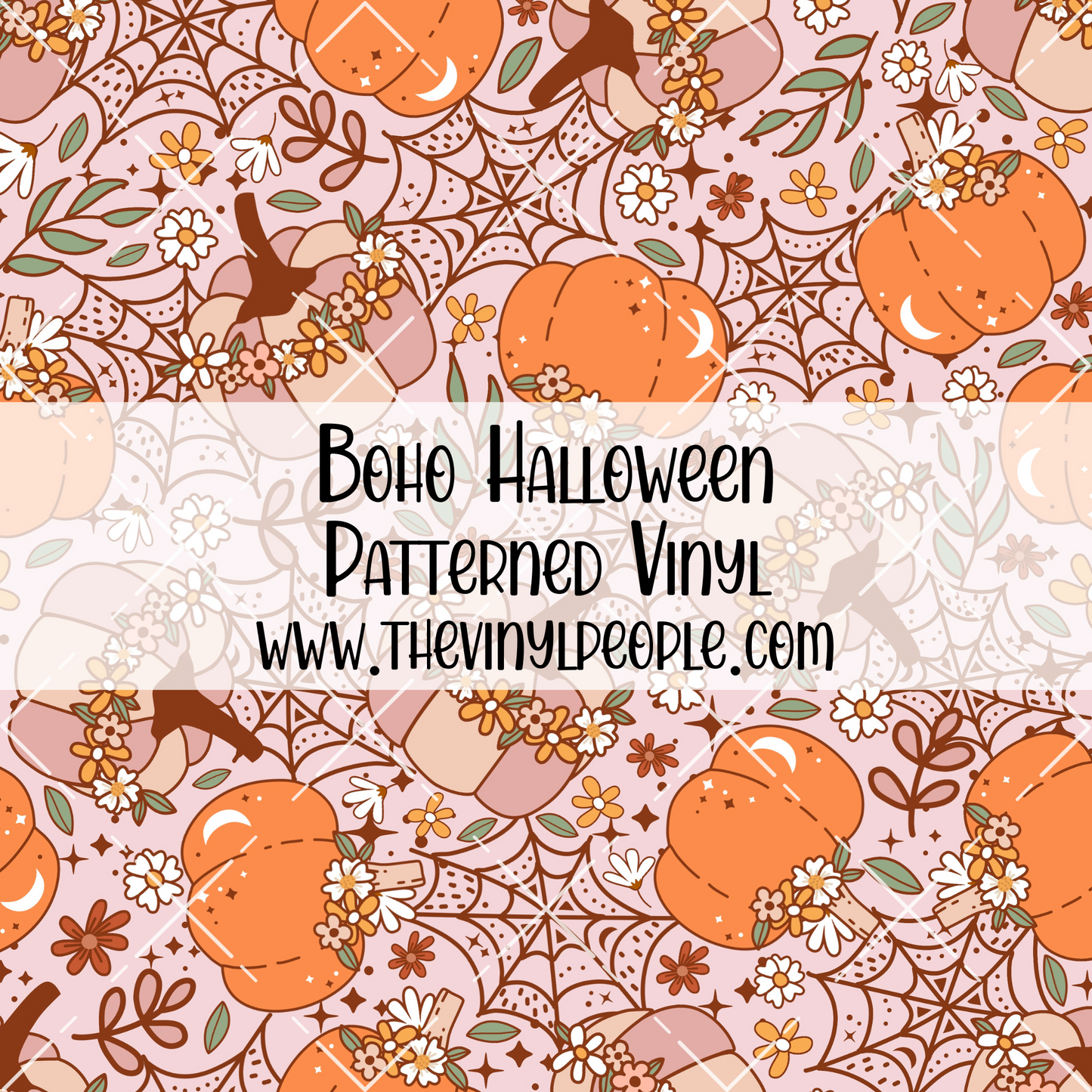 Boho Halloween Patterned Vinyl