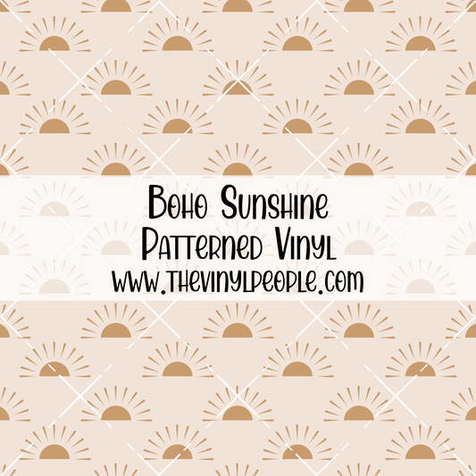 Boho Sunshine Patterned Vinyl