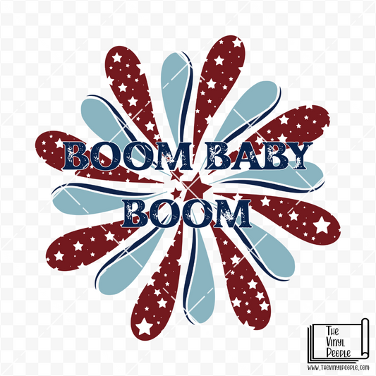 Boom Baby Boom Vinyl Decal