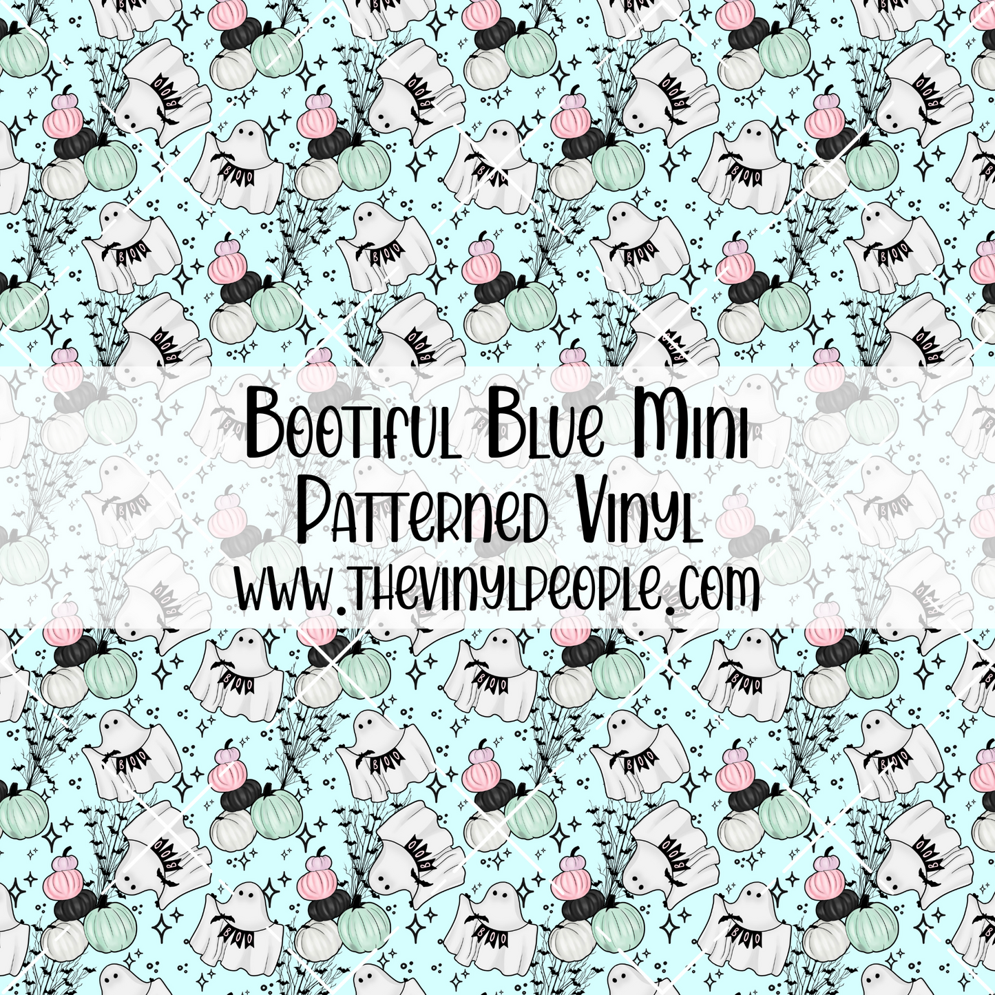 Bootiful Blue Patterned Vinyl