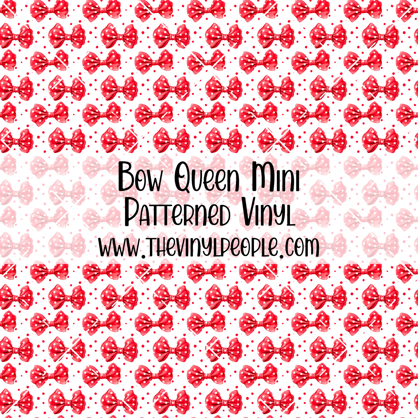 Bow Queen Patterned Vinyl