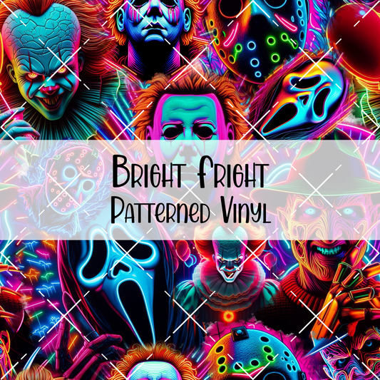 Bright Fright Patterned Vinyl