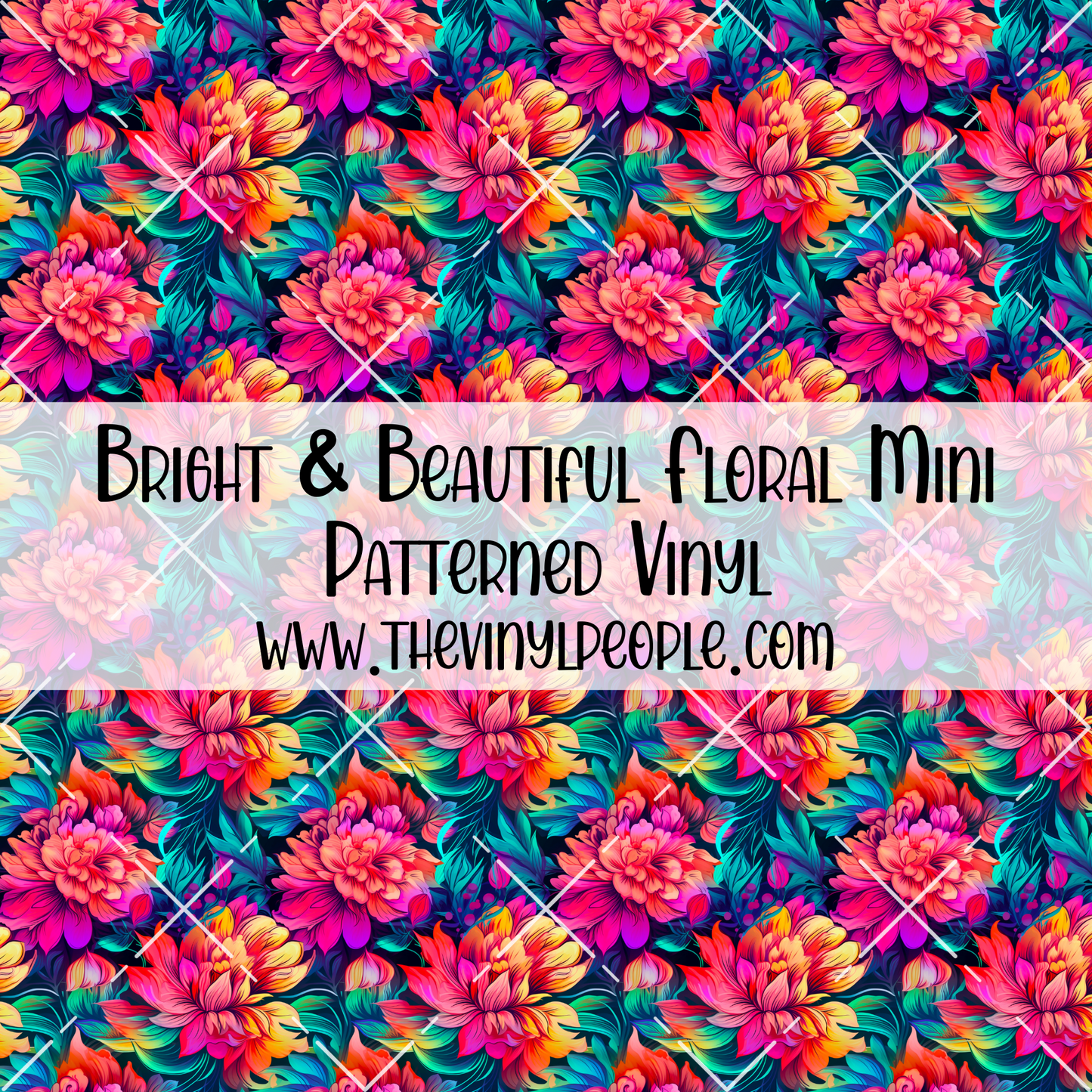 Bright & Beautiful Floral Patterned Vinyl