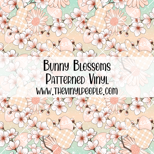 Bunny Blossoms Patterned Vinyl