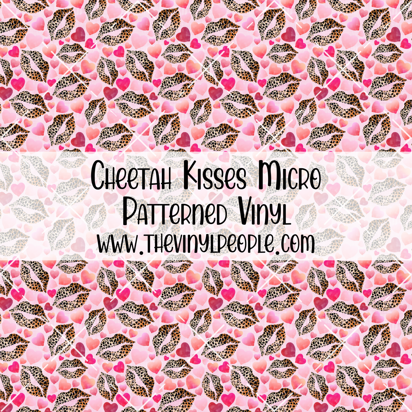 Cheetah Kisses Patterned Vinyl