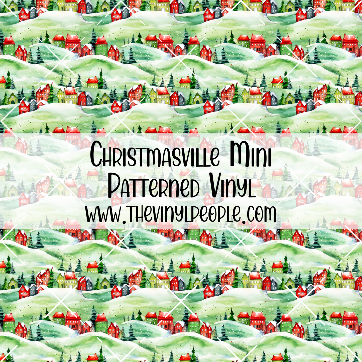 Christmasville Patterned Vinyl