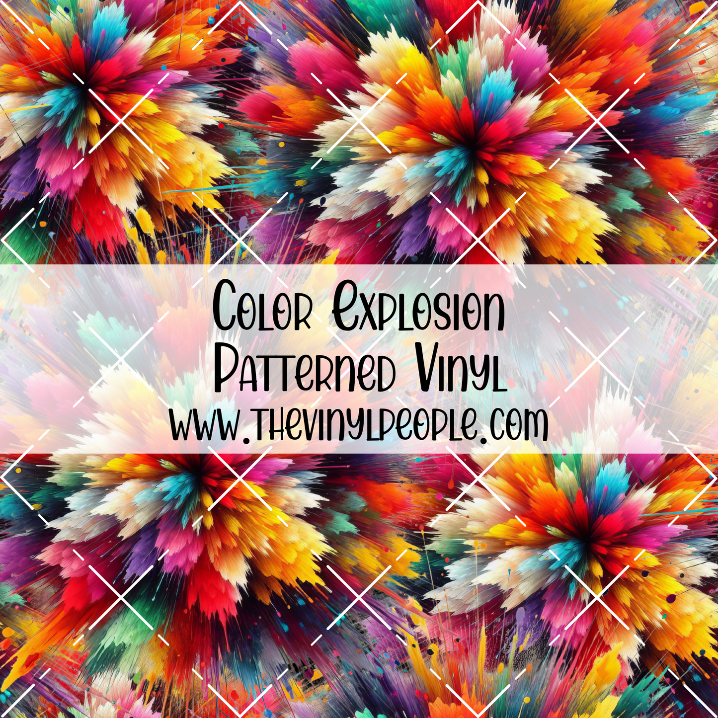 Color Explosion Patterned Vinyl