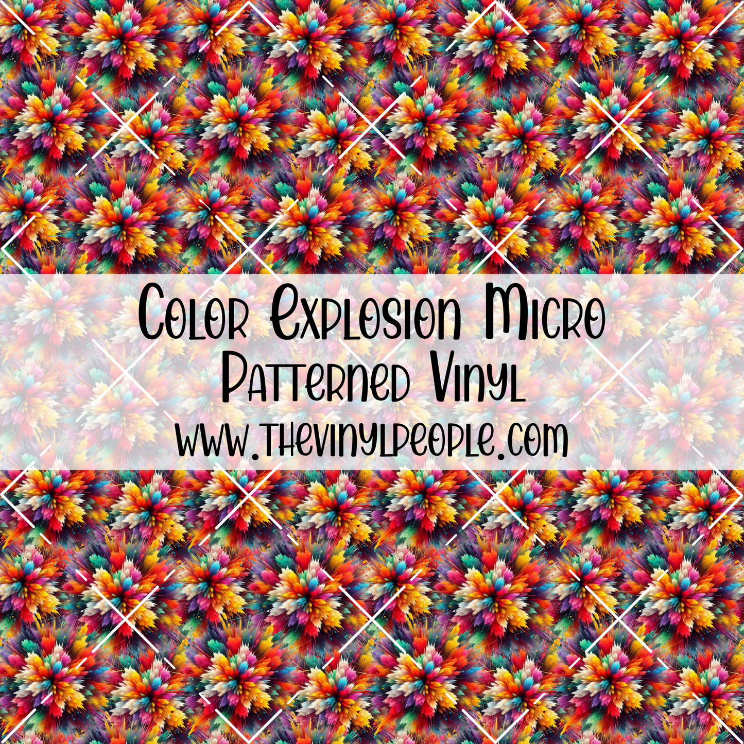 Color Explosion Patterned Vinyl