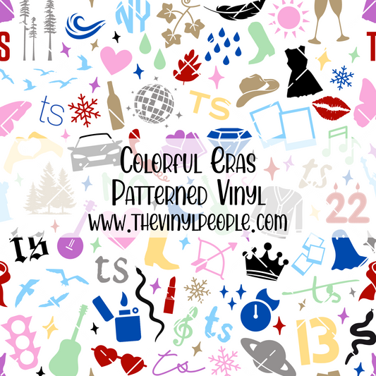 Colorful Eras Patterned Vinyl