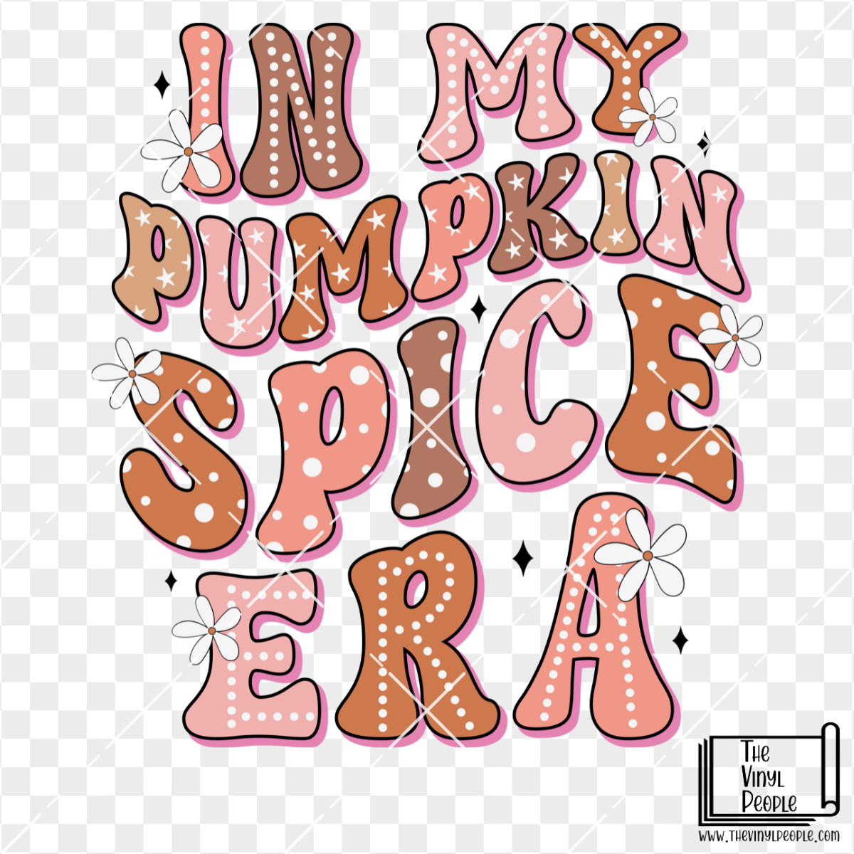 Pumpkin Spice Era Vinyl Decal