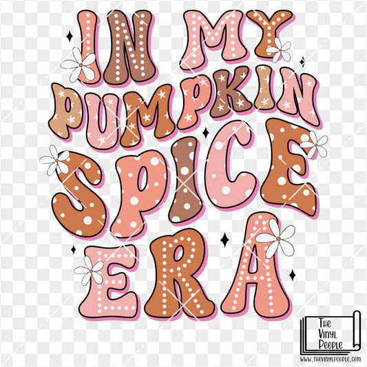 Pumpkin Spice Era Vinyl Decal