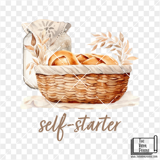 Self-Starter Vinyl Decal