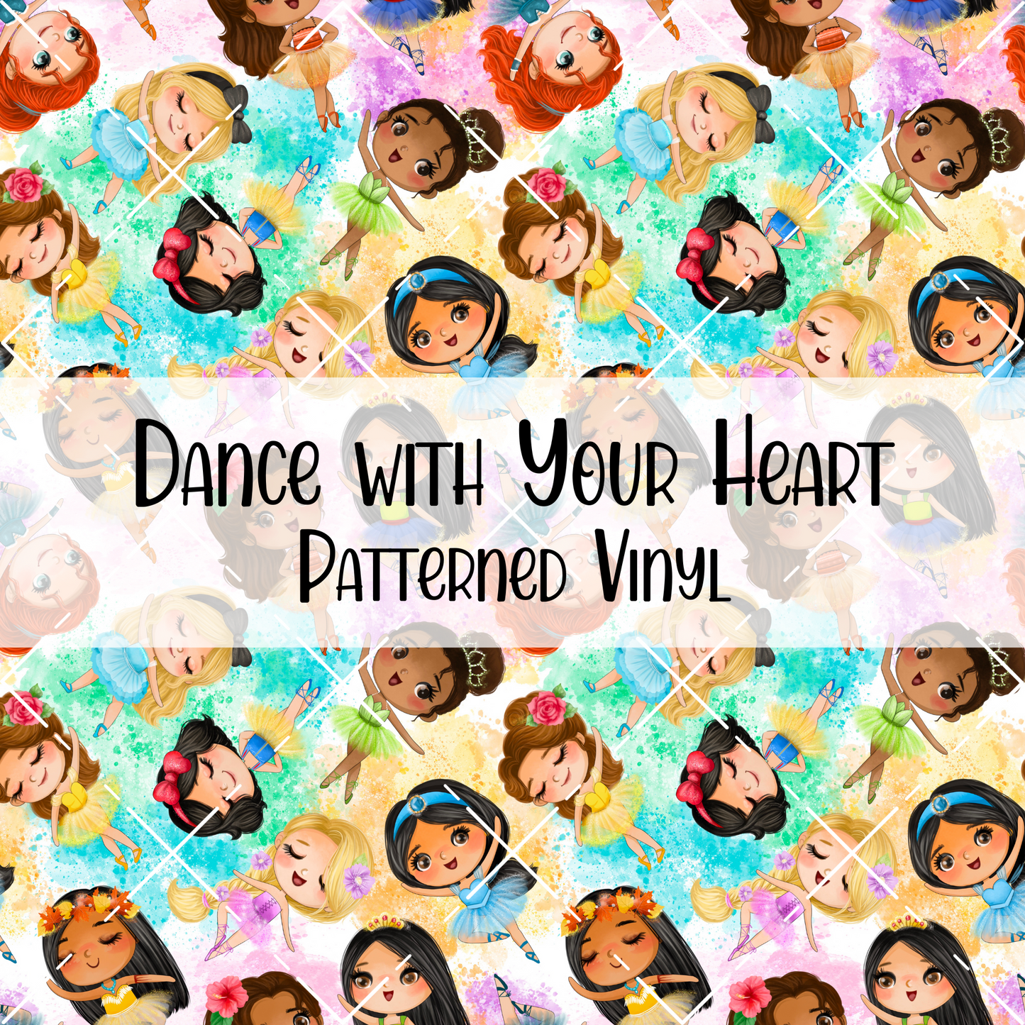 Dance with Your Heart Patterned Vinyl