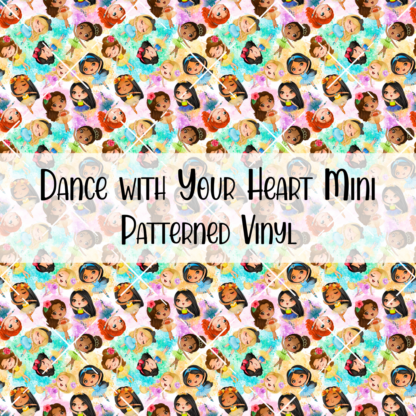 Dance with Your Heart Patterned Vinyl