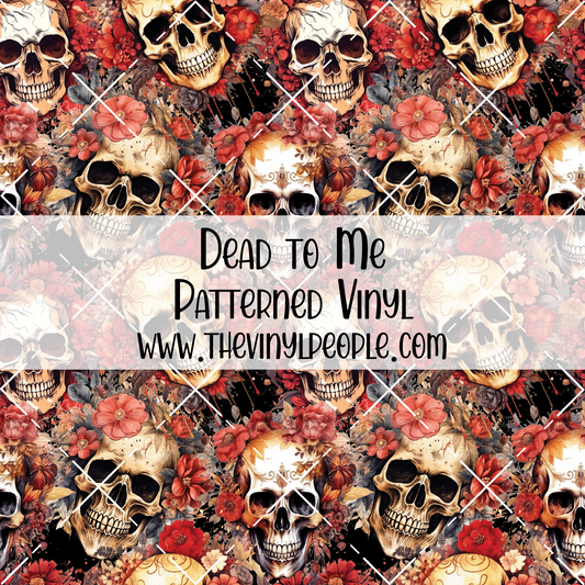 Dead Inside Patterned Vinyl