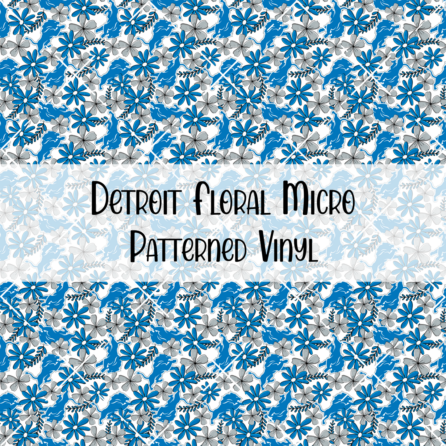 Detroit Floral Patterned Vinyl