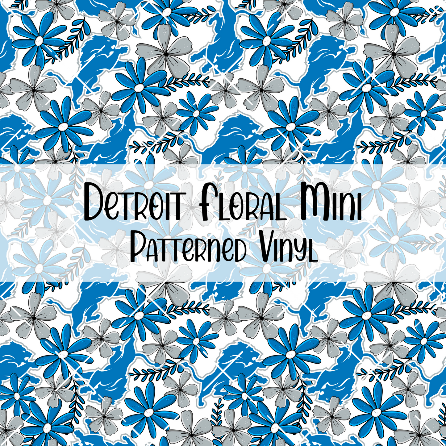 Detroit Floral Patterned Vinyl