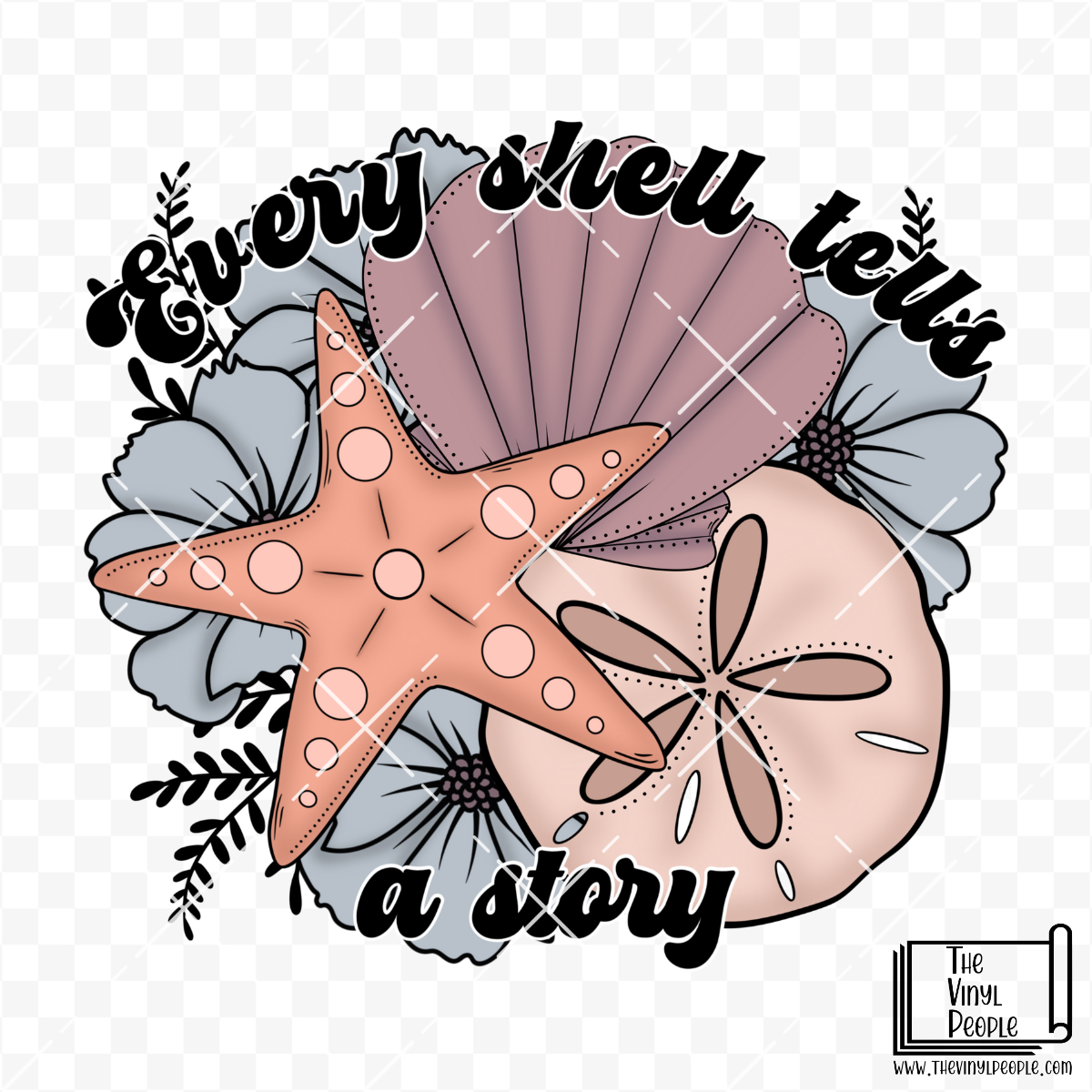 Every Shell Tells A Story Vinyl Decal