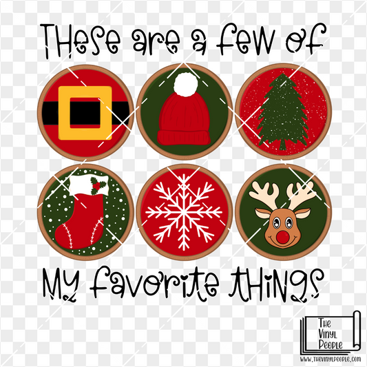 Favorite Christmas Cookies Vinyl Decal