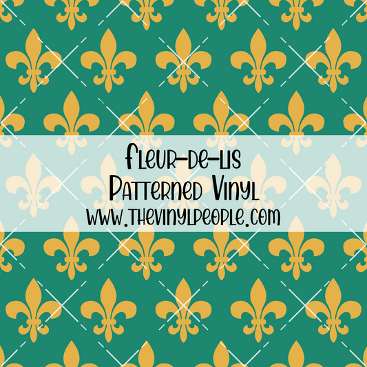 Fleur-de-lis Patterned Vinyl