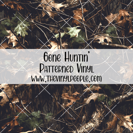 Gone Huntin' Patterned Vinyl