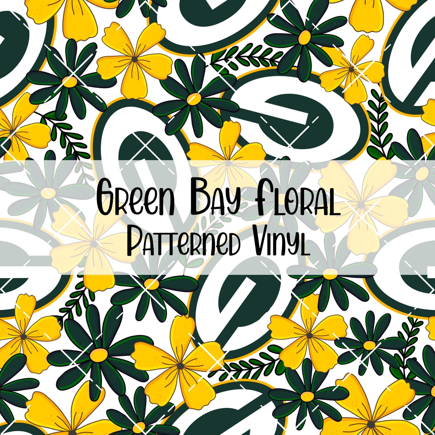 Green Bay Floral Patterned Vinyl