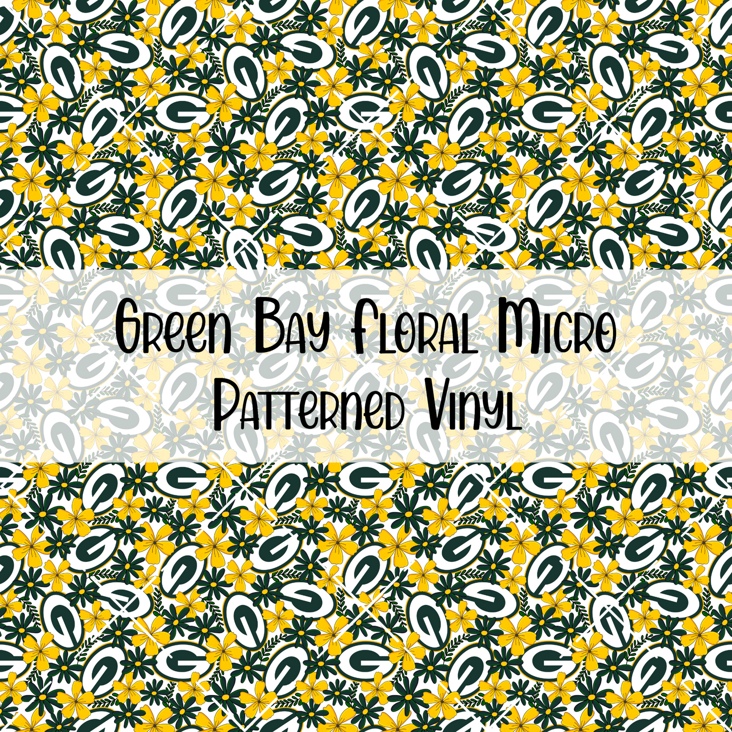 Green Bay Floral Patterned Vinyl