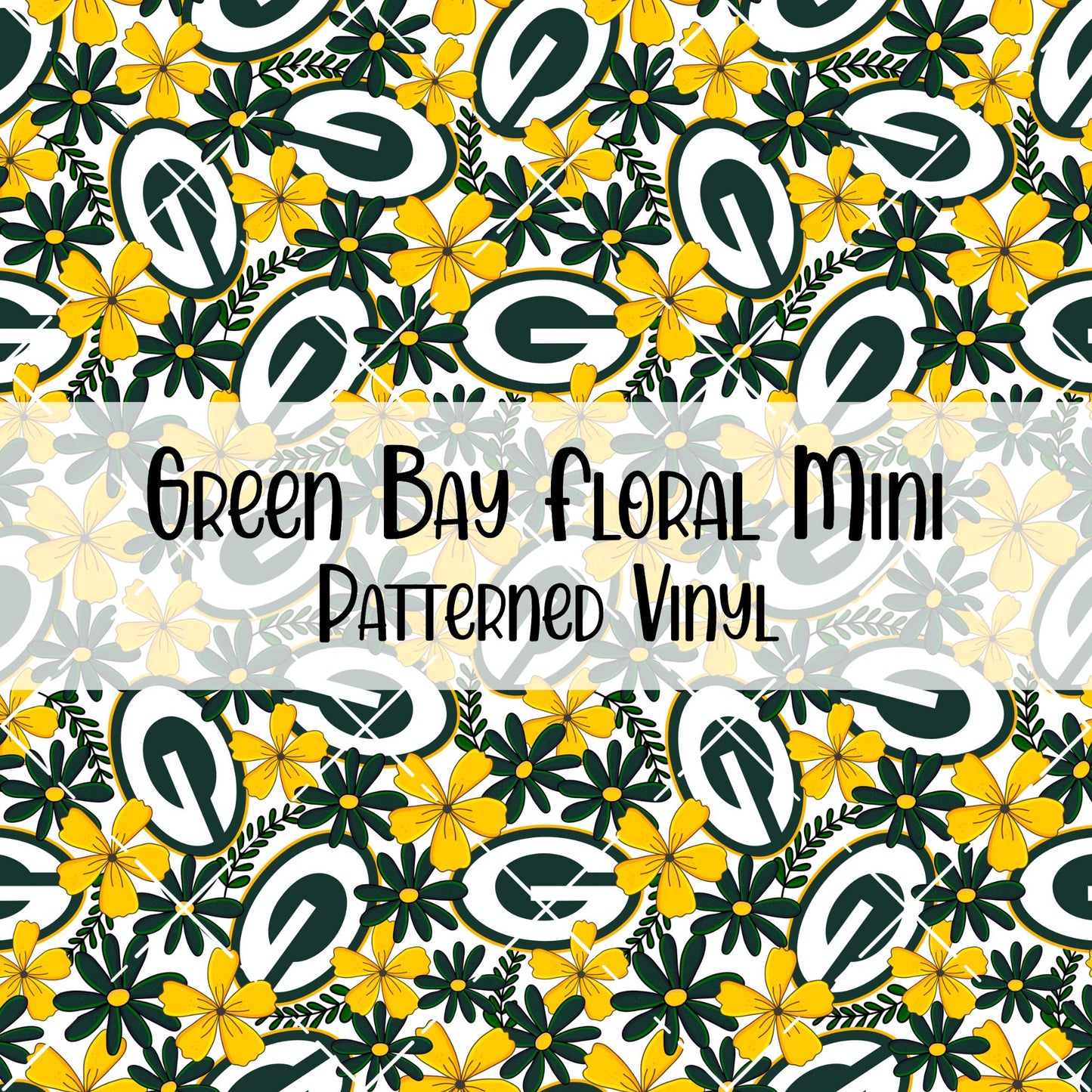 Green Bay Floral Patterned Vinyl