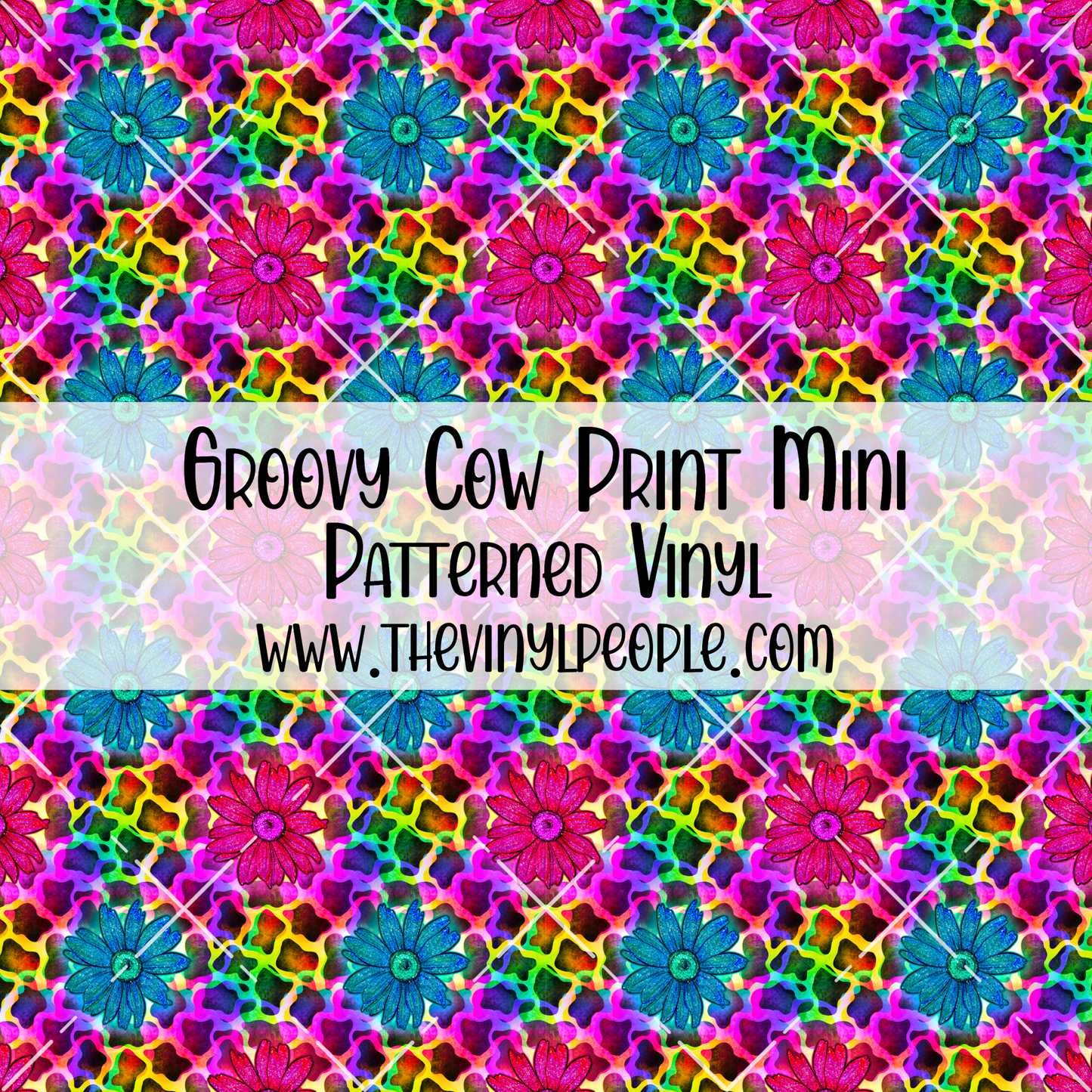 Groovy Cow Print Patterned Vinyl