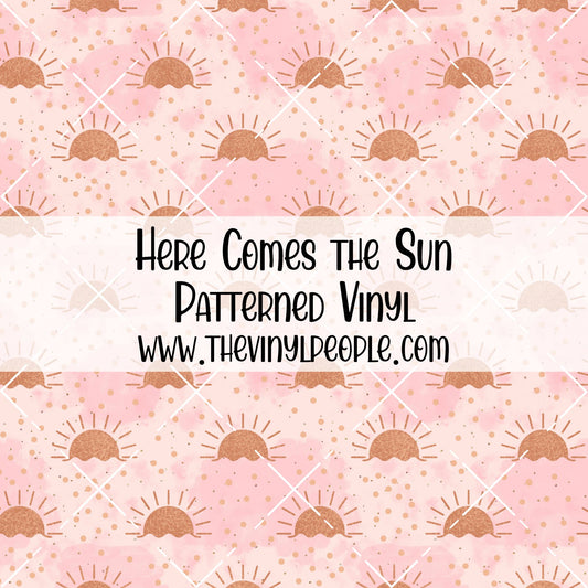 Here Comes the Sun Patterned Vinyl