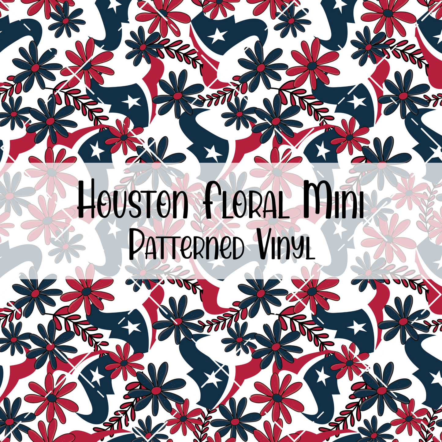 Houston Floral Patterned Vinyl