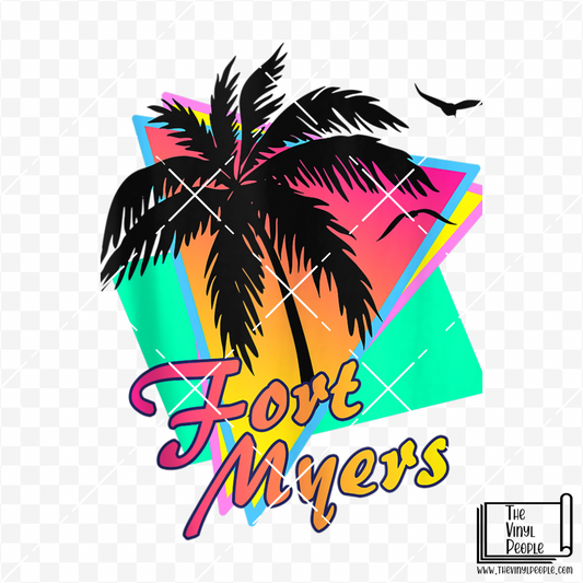 Fort Myers Beach Vinyl Decal