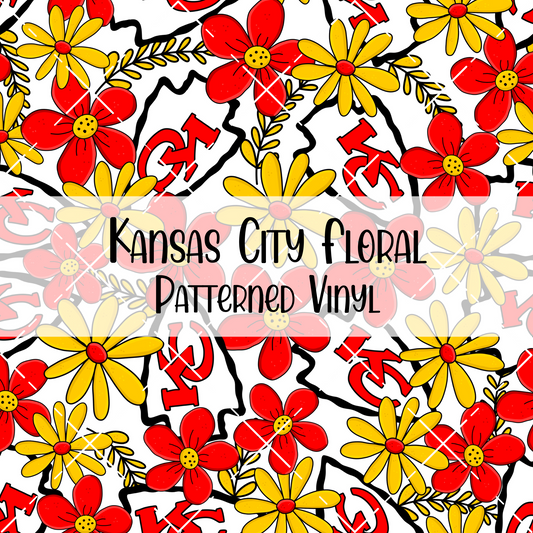 Kansas City Floral Patterned Vinyl