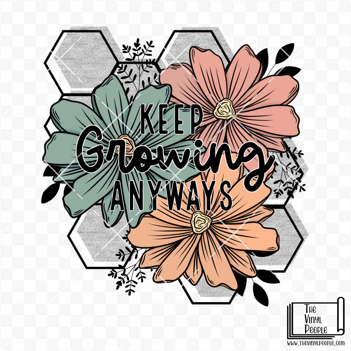 Keep Growing Vinyl Decal