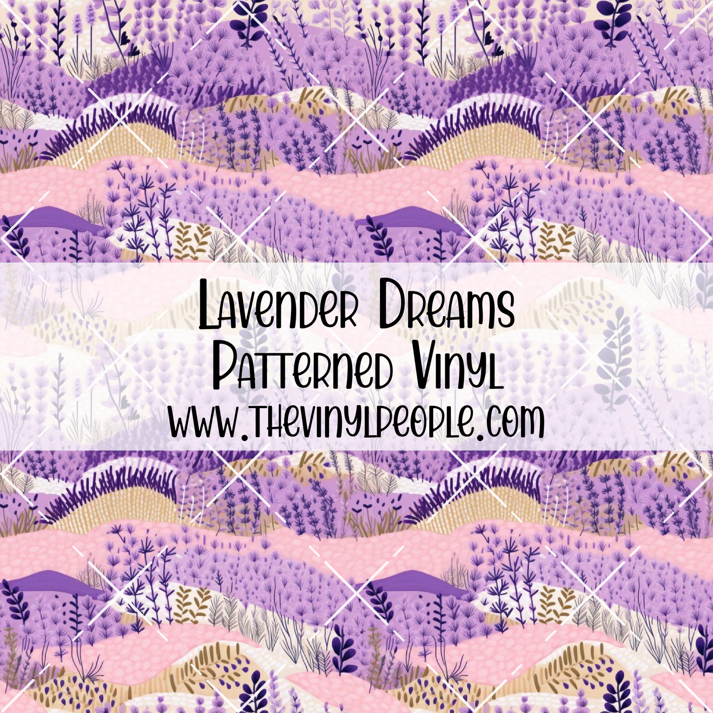 Lavender Dreams Patterned Vinyl