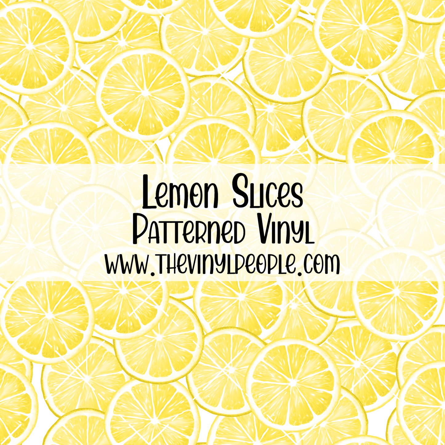 Lemon Slices Patterned Vinyl