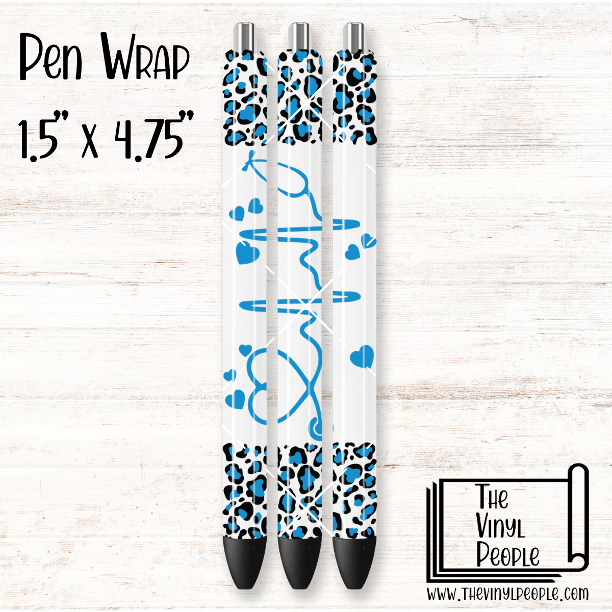 Leopard Heartbeat Pen Wrap