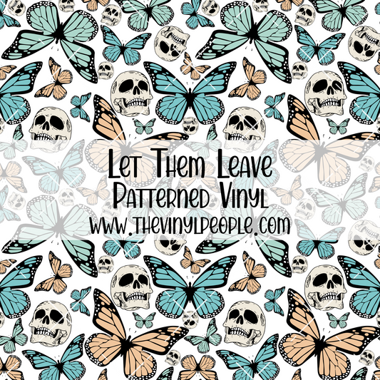 Let Them Leave Patterned Vinyl