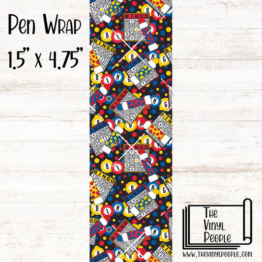 Let's Play Bingo Pen Wrap