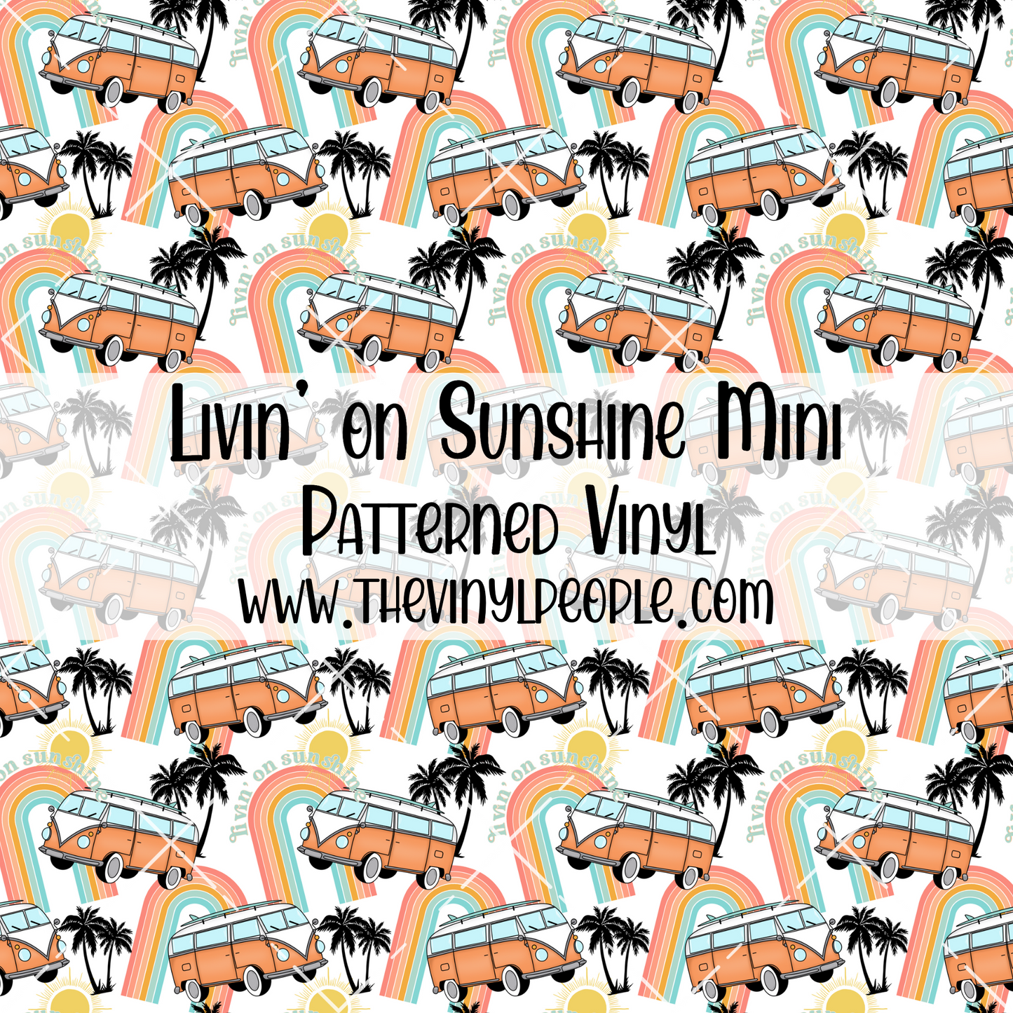 Livin' on Sunshine Patterned Vinyl