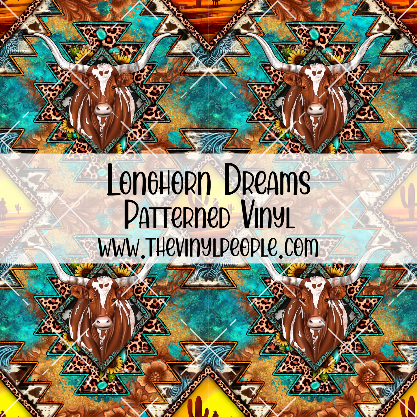 Longhorn Dreams Patterned Vinyl