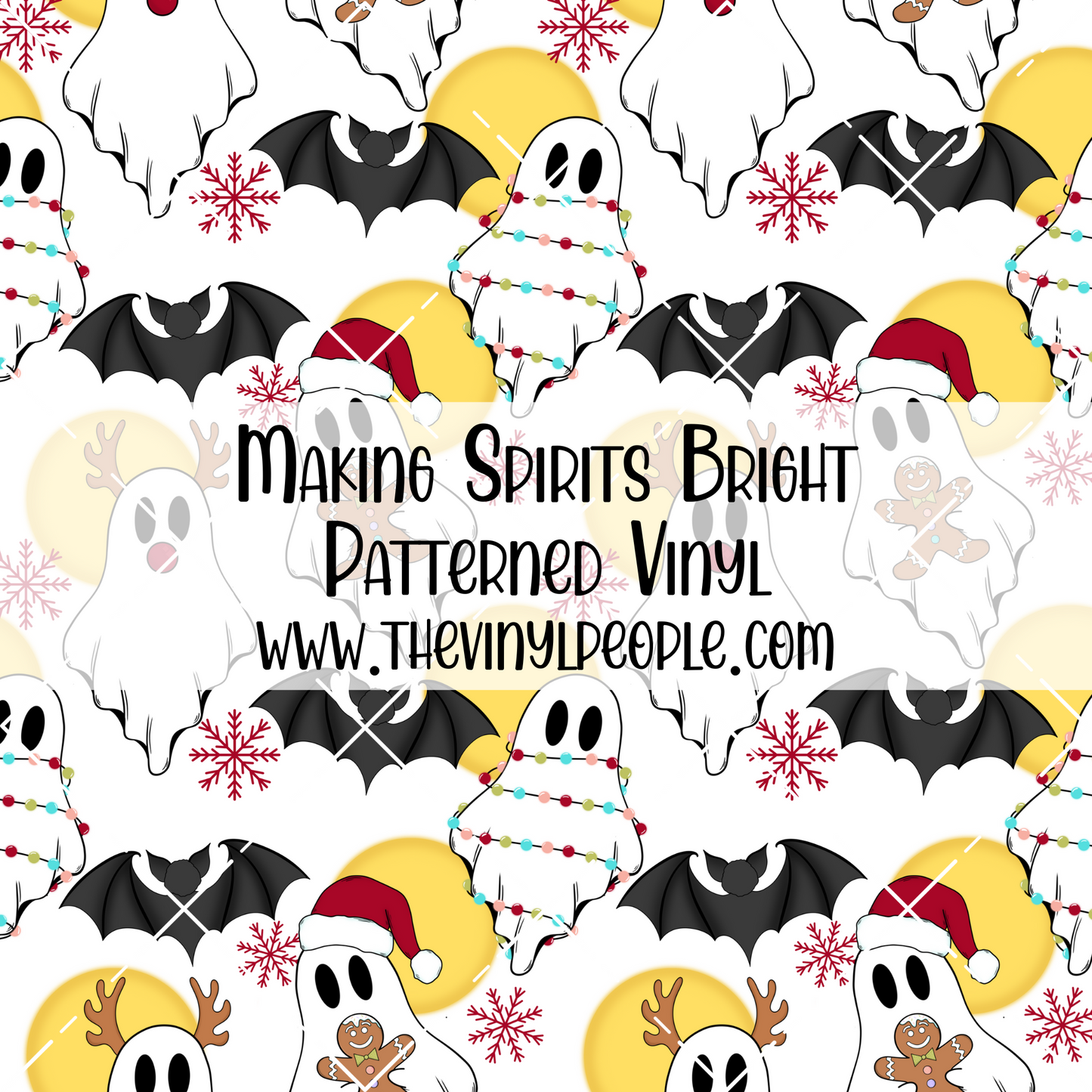 Making Spirits Bright Patterned Vinyl